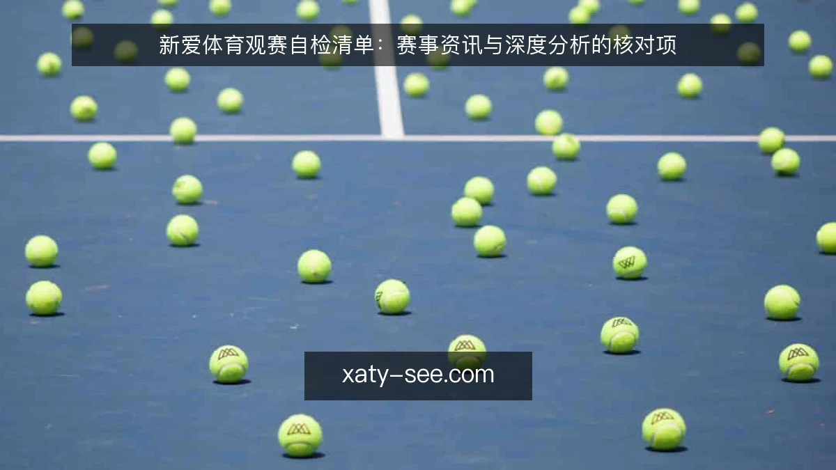 新爱体育观赛自检清单:赛事资讯与深度分析的核对项